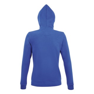 Sudadera deportiva mujer con capucha y cremallera personalizada